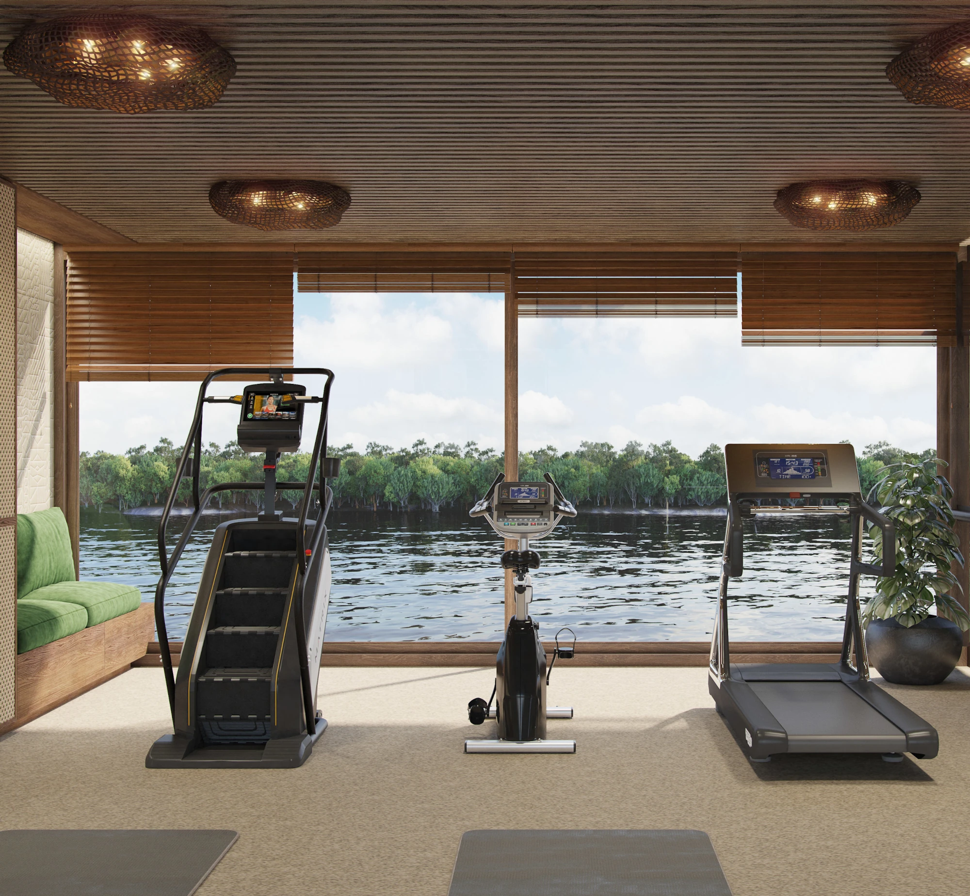 Onboard Fitness Center - Amazon Explorer